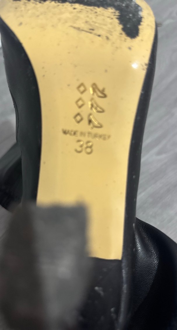 Siyah Deri Yılan Desenli Stiletto Topuklu streç Bot - Görsel 4