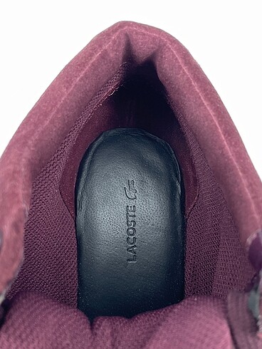 37 Beden bordo Renk Lacoste Bot %70 İndirimli.