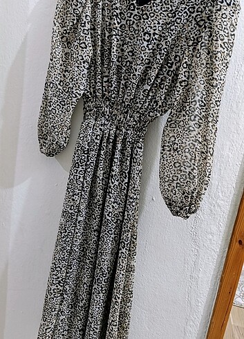 Armalife Leopar desenli elbise 