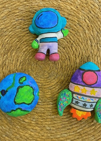 Uzay Temalı Boyanabilir Oyun Seti - Görsel 2