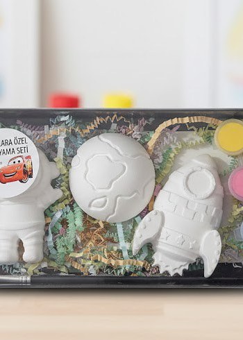 Uzay Temalı Boyanabilir Oyun Seti - Görsel 4