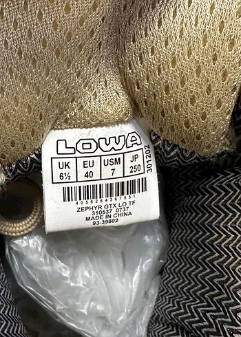 Lowa ZEPHYR GTX LO TF Gore-tex Bot - Görsel 6