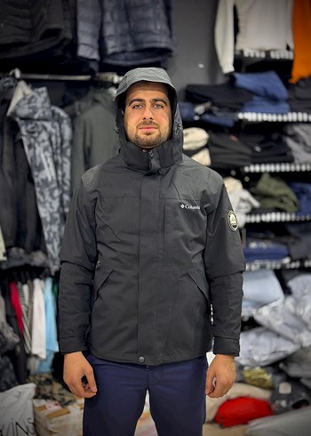 Columbia 3N1 Siyah Erkek Outdoor Mont - Görsel 3