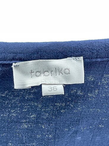 36 Beden lacivert Renk Fabrika Günlük Elbise %70 İndirimli.
