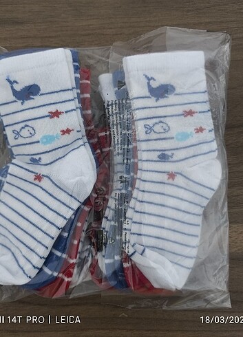 6 adet 2 yas bebek corabi - Görsel 5