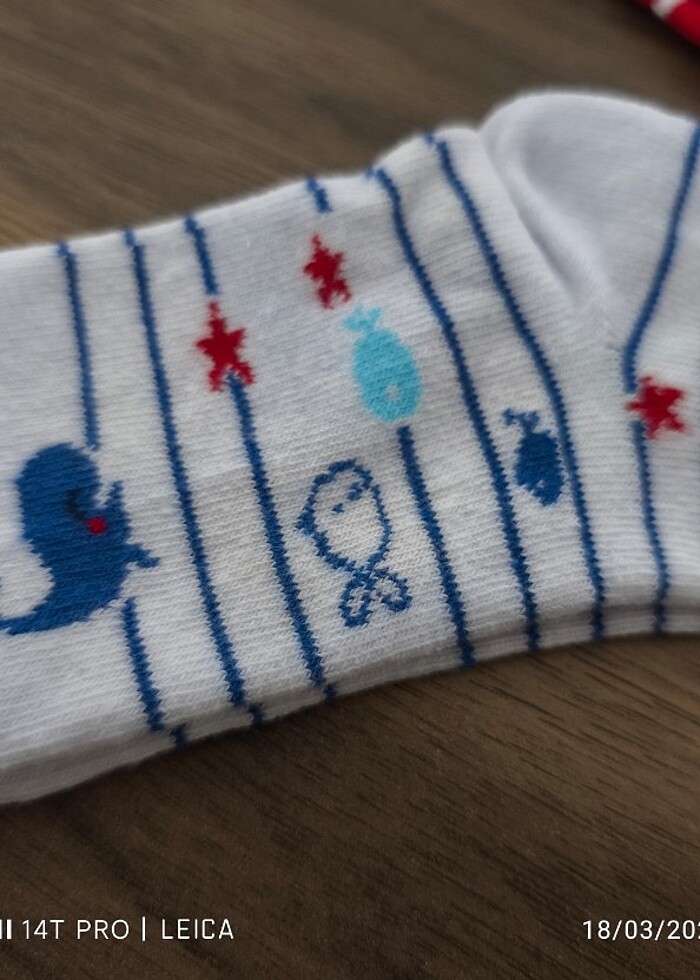 6 adet 2 yas bebek corabi - Görsel 2