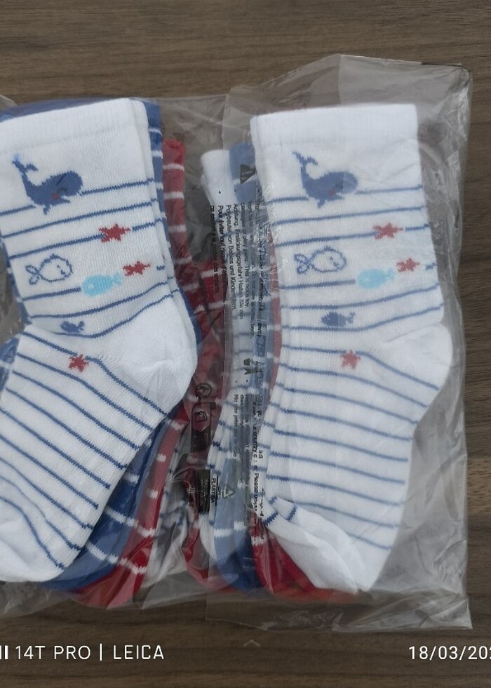 6 adet 2 yas bebek corabi - Görsel 5