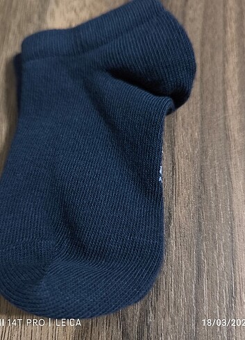 Diğer 10 adet lacivert 0 Koton erkek çocuk çorabı