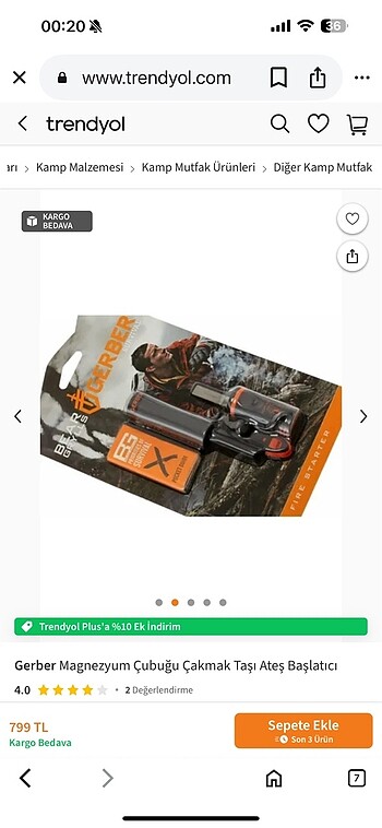  Beden turuncu Renk ORJİNAL GERBER MAGNEZYUM ÇUBUĞU