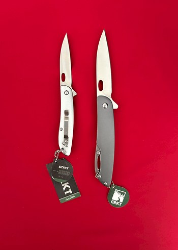 CRKT YARI OTAMATİK KILIFLI ALİMİNYUM KABZE 2 Lİ ÇAKI SETİ - Görsel 4