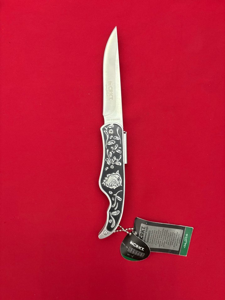 CRKT ESKİ SERİ FULL GRAVÜR İŞLEMELİ FULL ÇELİK KOLEKSYONLUK ÇAKI - Görsel 2