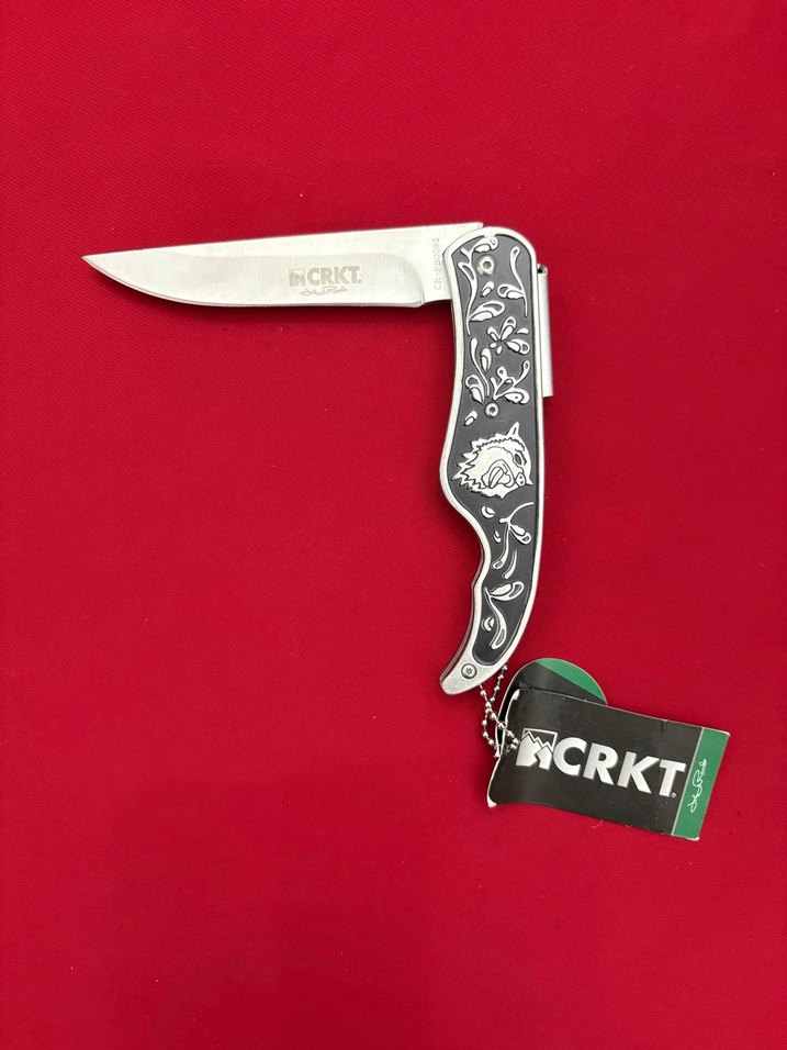 CRKT ESKİ SERİ FULL GRAVÜR İŞLEMELİ FULL ÇELİK KOLEKSYONLUK ÇAKI - Görsel 5