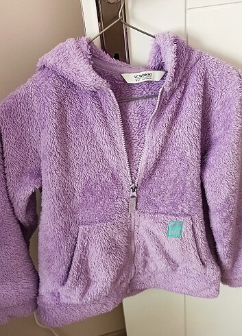 LC Waikiki LCW marka kız çocukları için peluş mont..