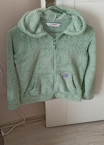 LC Waikiki Çağla yeşili onu fermuarlı sweatshirt..