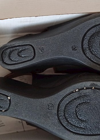 Kemer Tokalı Kahverengi Dolgu Topuk Kadın Sandalet - Görsel 6