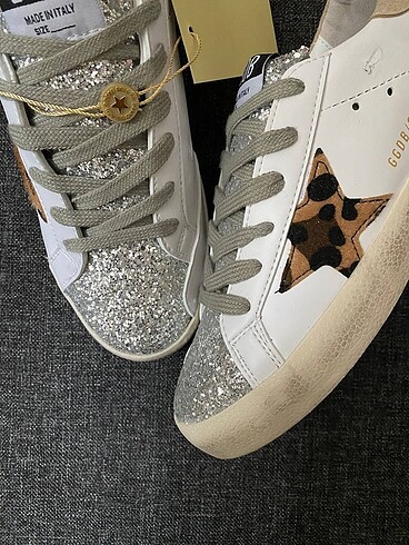 37 Beden beyaz Renk Golden Goose Deluxe Leopar