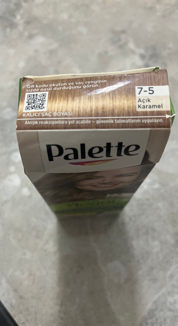 Palette Kalıcı Saç Boyası 7-5 Açık Karamel - Görsel 3