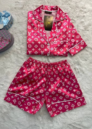 diğer Beden Kadın uzun ve Kısa Kollu Mini ve uzun Pijama Takımı