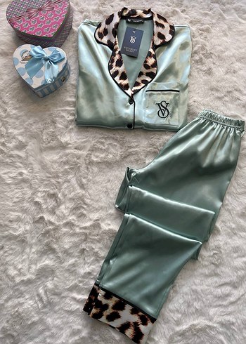 diğer Beden kahverengi Renk Kadın uzun ve Kısa Kollu Mini ve uzun Pijama Takımı