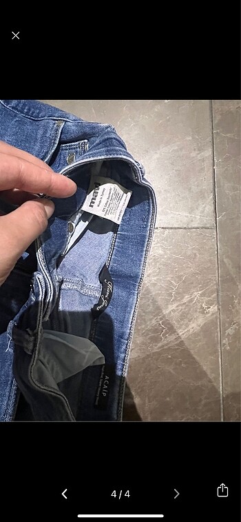 30 Beden lacivert Renk Mavi jean