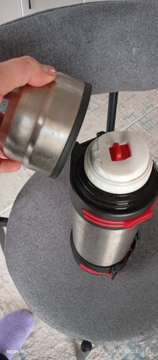 Gri Çocuk Termosu - Görsel 2