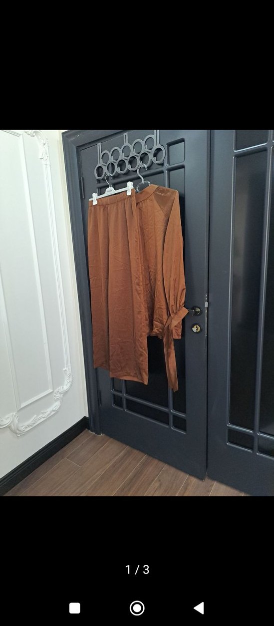 Bej Uzun Kollu Salaş Kadın Sabahlık - Görsel 3