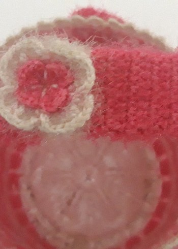 Pembe Örgü Sepet - Görsel 2