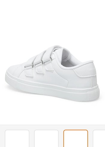 Kadın Beyaz Kinetix Cırt Cırtlı Spor Ayakkabı - Görsel 3