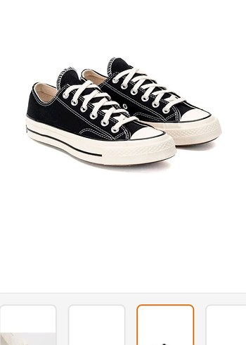 Siyah Düz Klasik Kadın Spor Ayakkabı - Görsel 2