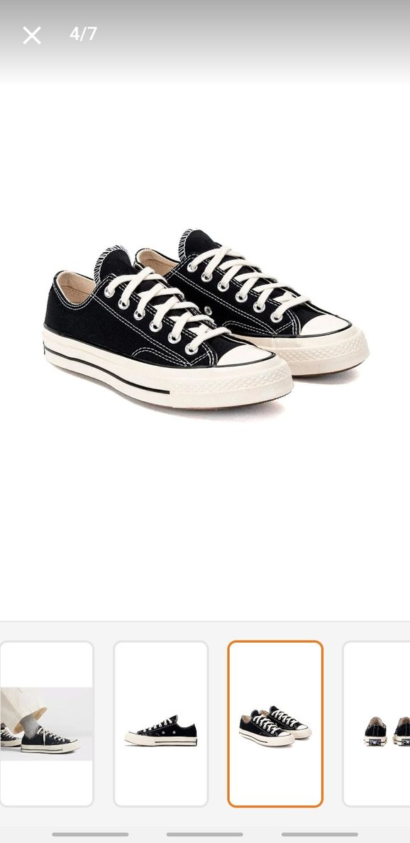 Siyah Düz Klasik Kadın Spor Ayakkabı - Görsel 2