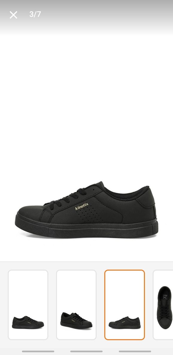 Siyah Kadın Spor Ayakkabı - Görsel 3