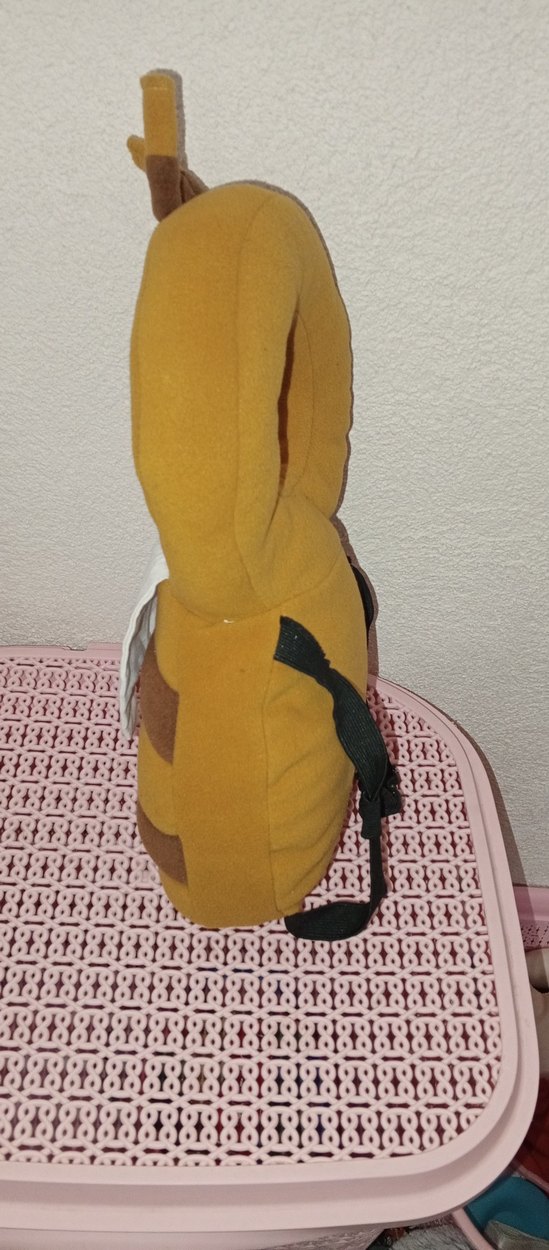 Sarı Bebek Kafa Koruma Yastığı Arı Çizgili - Görsel 4