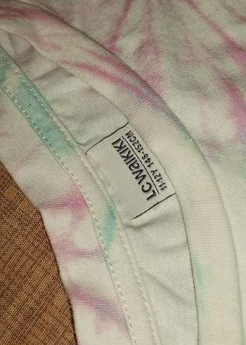 Kız Çocuk Batik Desenli Bol Kesim Tişört 11-12 yaş - Görsel 3