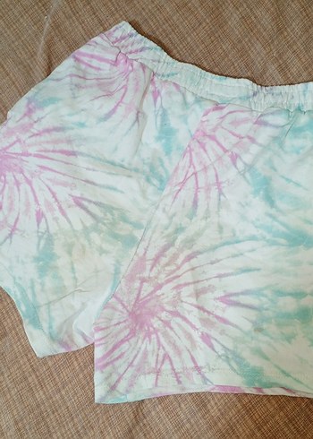 Kız Çocuk Batik Desenli Bol Kesim Tişört 11-12 yaş - Görsel 8