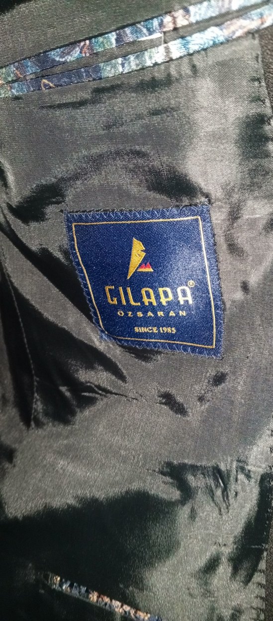 Düğmeli Siyah Erkek Takım Elbise Ceket - Görsel 2