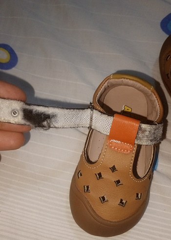 unisex ilk adım ayakkabısı 20 numara ortopedik deri - Görsel 4