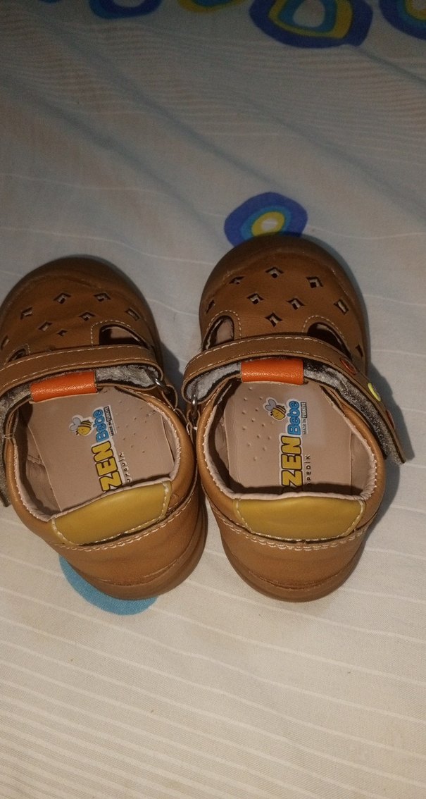 unisex ilk adım ayakkabısı 20 numara ortopedik deri - Görsel 3