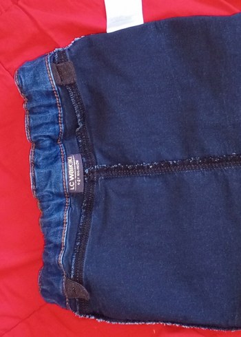 Düğmeli Mavi Denim Kız Eteği - Görsel 5