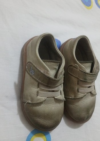 Bej Erkek Bebek İlk Adım Ayakkabısı deri - Görsel 3