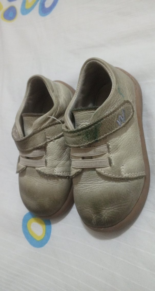 Bej Erkek Bebek İlk Adım Ayakkabısı deri - Görsel 2