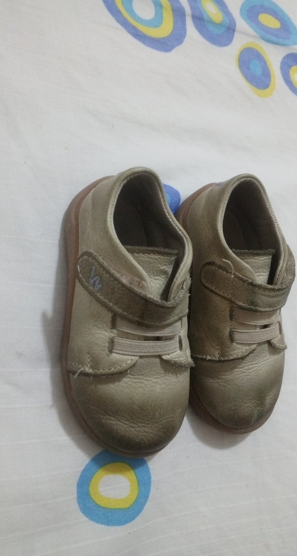 Bej Erkek Bebek İlk Adım Ayakkabısı deri - Görsel 3