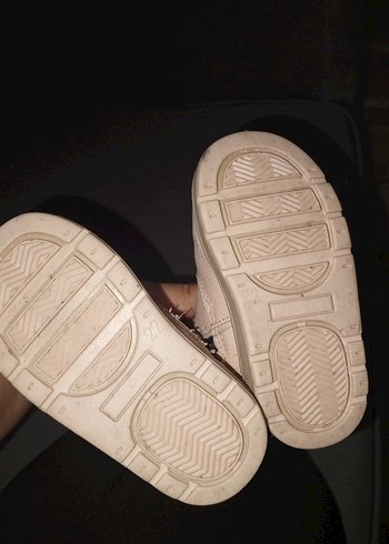 Bej Deri Kız Çocuk Kürklü Bot - Görsel 6