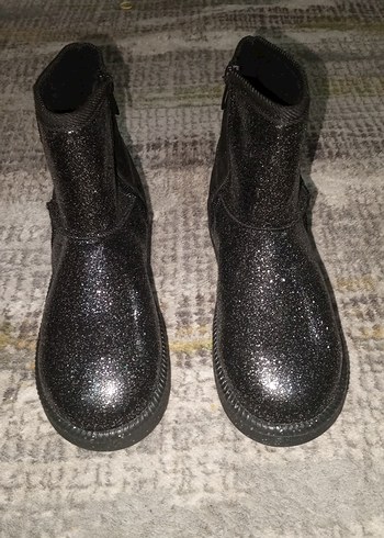 Parlak sim Desenli Siyah Kız Botu ugg 36 numara - Görsel 2