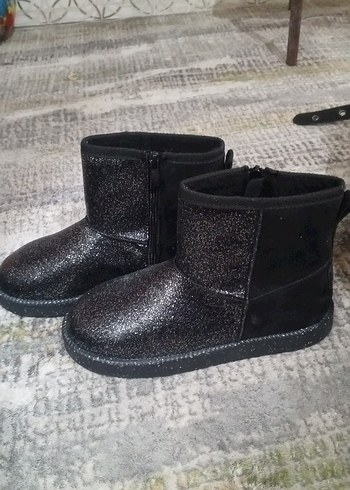 Parlak sim Desenli Siyah Kız Botu ugg 36 numara - Görsel 5