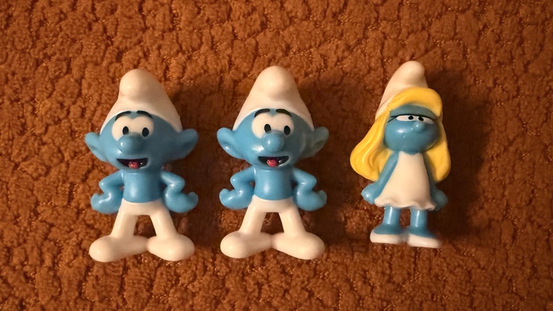 Renkli Mavi Şirinler Figürler - Görsel 4