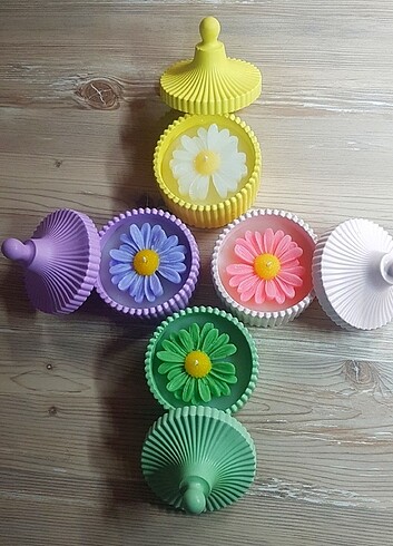Papatya Mum Tabağı