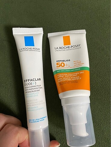 La roche posay güneş ve sivilce kremi