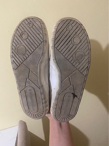 Stardivarius kadın beyaz spor ayakkabı - Görsel 8