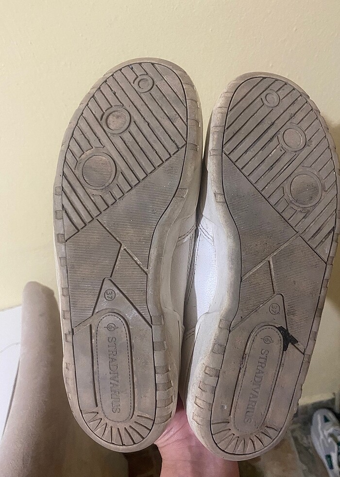 Stardivarius kadın beyaz spor ayakkabı - Görsel 5