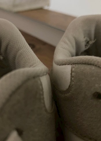 Beyaz Gri Bağcıklı Kadın Spor Ayakkabı - Görsel 2